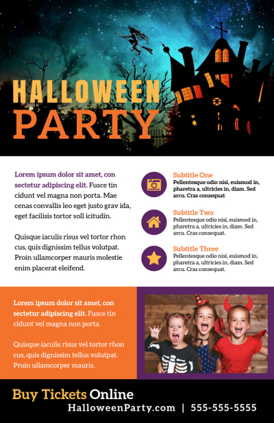 Halloween Party Info   Side 1 Image