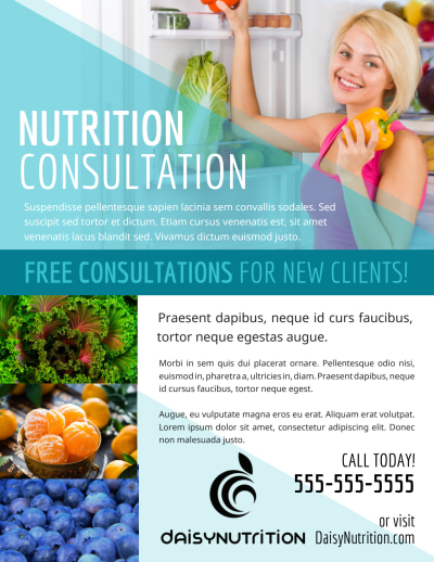 Nutrition Consultation   inzq9y1455 Side 1 Image